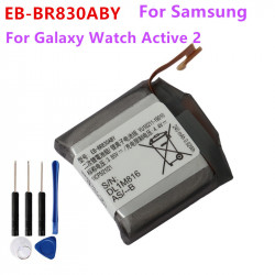 Kit de Batterie Authentique + Outils Gratuits pour Samsung Galaxy Watch Active EB-BR830ABY mm 240 SM-R835 SM-R830. vue 0