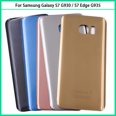 Coque arrière de batterie 3D pour Samsung Galaxy S7 G930 G930F S7 Edge G935 avec boîtier adhésif de remplacement. vue 0