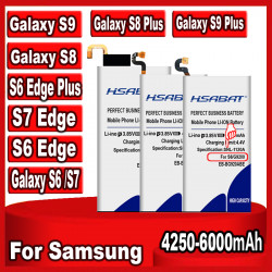 Batterie pour Samsung Galaxy S6 S7 S8 S9 Plus G920F G925F G928F G930F G935F G950F G955 G960F G965F vue 0