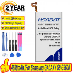 Batterie pour Samsung Galaxy S6 S7 S8 S9 Plus G920F G925F G928F G930F G935F G950F G955 G960F G965F vue 3