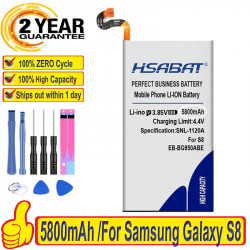 Batterie pour Samsung Galaxy S6 S7 S8 S9 Plus G920F G925F G928F G930F G935F G950F G955 G960F G965F vue 5