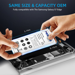 Kit de remplacement de batterie pour Samsung Galaxy S6 S7 EDGE G935 G930 G920 avec outils inclus. vue 4