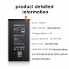Batterie pour Samsung Galaxy S10 S9 S8 Plus S7 S6 Bord G973F G965F G960F G955F G950F G935F G930F G928F G925F Téléphone vue 2