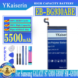 Batterie Li-Polymère 5500mAh pour Samsung Galaxy S7 / G930F / G930A / G930U / G93T/G930V/G930FD/G930/G9300, EB-BG930ABE vue 0