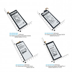 Batterie pour Samsung Galaxy S6 Bord Plus Actif G9200 G9208 G9209 G9250 G9280 EB-BG920ABE EB-BG925ABE EB-BG928ABE EB-BG8 vue 0