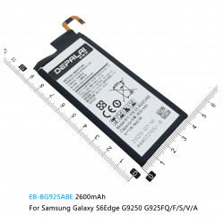 Batterie pour Samsung Galaxy S6 Bord Plus Actif G9200 G9208 G9209 G9250 G9280 EB-BG920ABE EB-BG925ABE EB-BG928ABE EB-BG8 vue 2