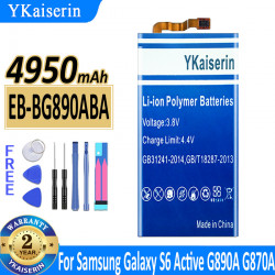 Batterie de Remplacement EB-BG890ABA 4950 mAh pour Samsung Galaxy S6 Active G890A G870A avec Outils Inclus. vue 0