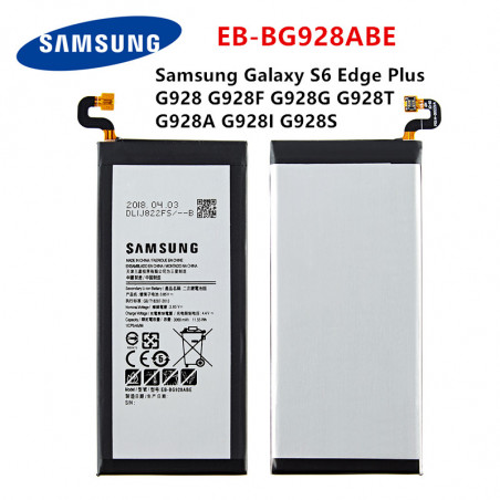 Batterie Originale EB-BG928ABE 3000mAh pour Samsung Galaxy S6 Edge Plus + G928 G928F G928G G928T G928A G928I G928S G9287 vue 0