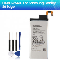 Batterie de Remplacement EB-BG925ABE EB-BG925ABA pour Samsung GALAXY S6 Edge SM-G925l mAh - Modèles G9250 2600 G925A/F/ vue 0