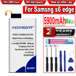 Batterie EB-BG925ABE pour Samsung GALAXY S6 Edge G9250 G925F G925FQ G925S G925A G925V, 5900mAh. vue 0