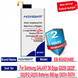 Batterie EB-BG925ABE pour Samsung GALAXY S6 Edge G9250 G925F G925FQ G925S G925A G925V, 5900mAh. vue 2