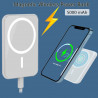 Batterie Externe Portable Magnétique Sans Fil pour iPhone 13/12/14 Pro Max/Mini/Plus vue 1