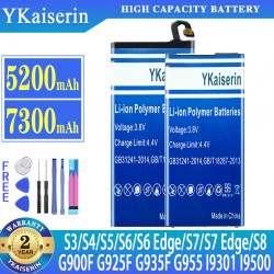 Batterie Originale Samsung Galaxy S5 S6 S7 S8 S3 S4 S7 S6 Bord G950F G930F G920F G900F G925F G935F I9300 I9500 I9301 G95 vue 0