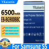 Batterie Originale Samsung Galaxy S5 S6 S7 S8 S3 S4 S7 S6 Bord G950F G930F G920F G900F G925F G935F I9300 I9500 I9301 G95 vue 5