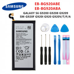 Batterie Originale EB-BG920ABE EB-BG920ABA 2550mAh pour Galaxy S6 G9200 G9208 G9209 G920F G920 G920V/T/F/A/I + Outils vue 0