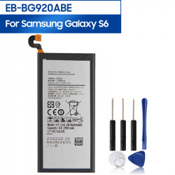 Batterie de Remplacement EB-BG920ABE pour Samsung GALAXY S6 G9200 G9208 G9209 G920F G920I EB-BG920ABA - 2550mAh. vue 0