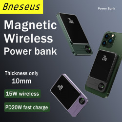 Macsafe 10000mAh Chargeur de Batterie Sans Fil Magnétique pour iPhone 13, 13 Pro et 13 Pro Max vue 3