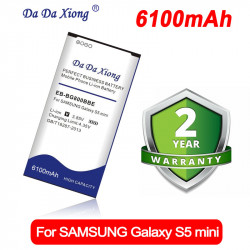 Batterie de Remplacement DaDa Xiong 6100mAh pour Samsung GALAXY S5 Mini G870 EB-BG800BBE SM-G800F SM-G800H. vue 0