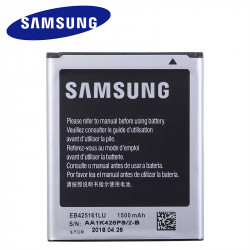 Batterie d'Origine Samsung Galaxy S Duos S7562 S7566 S7568 i8160 S7582 S7560 S7580 i8190 i739 i669 J1 Mini 1500mAh. vue 0