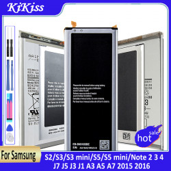 Batterie pour Samsung Galaxy S3 S5 S4 J7 J5 A7 A5 A3 Note 1/2/3 Note 4 Grand Prime J3 S7560 G361 N9150 S5 Mini. vue 0