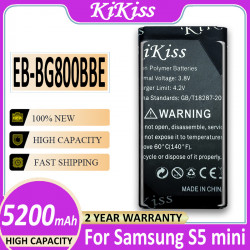Batterie EB-BG800BBE 5200 mAh pour Samsung GALAXY S5 Mini EB-BG800CBE G870A G870W SM-G800F. vue 0