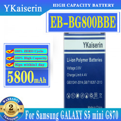 Batterie EB-BG800BBE EB-BG800CBE 5800mAh pour Samsung GALAXY S5 Mini S5MINI SM-G800F G870A G870W. vue 0