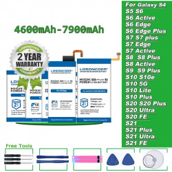 Batterie Samsung Galaxy S4 S5 S6 S7 S8 S8+ S9 Plus S10 5G S10 Lite S10 Plus S10E S20 S20 FE S20 Ultra S21 S21 FE. vue 0