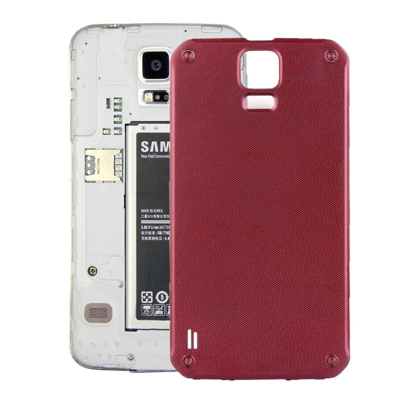 Couvercle arrière de batterie d'origine Samsung Galaxy S5 Active / G870 (rouge) vue 0