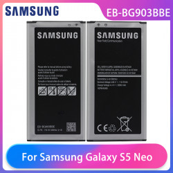 Batterie Originale Samsung Galaxy S5 Neo G903F G903W G903M G903H EB-BG903BBE EB-BG903BBC 2800mAh avec NFC AKKU. vue 0