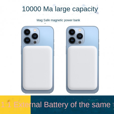Batterie de Secours Magnétique Sans Fil 10000mAh pour iPhone 12/13 ProMax 1:1 vue 0