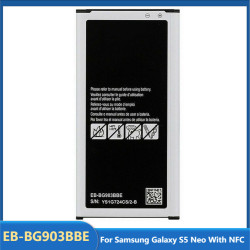 Batterie de Remplacement Originale EB-BG903BBE pour Samsung Galaxy S5 Neo avec Batteries Rechargeables NFC, 2800mAh vue 0