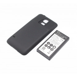 Batterie étendue avec couvercle arrière pour Samsung Galaxy S5, 1x6500mAh, compatible avec les modèles SV I9600 I9602 vue 0
