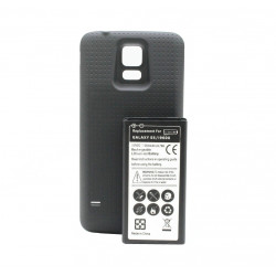 Batterie étendue avec couvercle arrière pour Samsung Galaxy S5, 1x6500mAh, compatible avec les modèles SV I9600 I9602 vue 3
