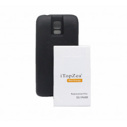 Batterie étendue NFC 2x7800mAh pour Samsung Galaxy S5 i9600 i9602 i9605 G900F G900T G900S S5 Neo G903 + Coque TPU vue 4