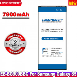 Batterie pour Samsung Galaxy S5 EB-BG900BBE, EB-BG900BBU, EB-BG900BBC, EB-BG903BBE, I9600, I9602, I9605, G900F, G900T, G vue 0