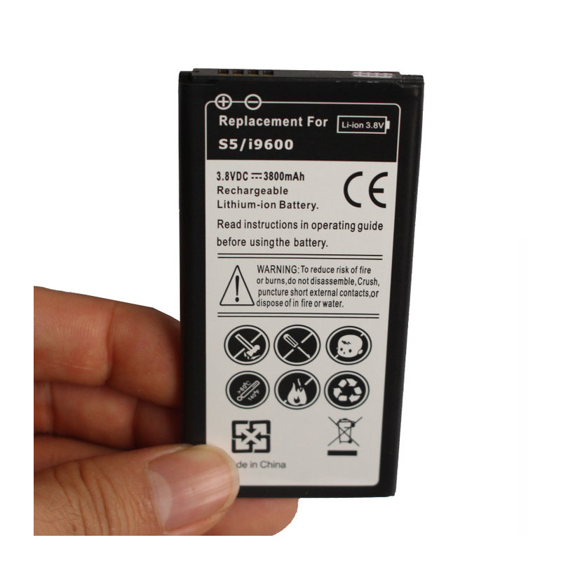 Batterie de Remplacement 3500mAh EB-BG900BBC pour Samsung Galaxy S5 SV I9600 I9602 SM-G900T G900F G900H G900A G900V G900 vue 0
