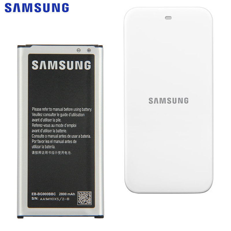 Batterie d'Origine + Chargeur à Berceau pour Samsung GALAXY S5 9006V 9006W 9008W G900F G900S G9008V EB-BG900BBC avec NF vue 0