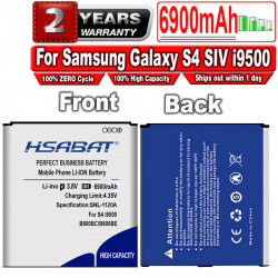 Batterie 6900mAh B600BC B600BE pour Samsung Galaxy S4 SIV i9500 S4 Actif I9295 i9505 i9502 i9508 g7106 i9158 i9506 Grand vue 0