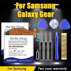 Batterie pour Samsung Galaxy Gear Actif 2 3 4 S4 SM-R382 SM-R500 SM-R820 SM-R840 SM-R880 - Bourgeons Classique Plus 40mm vue 0