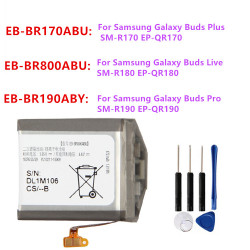 Batterie Originale EB-BR800ABU pour Samsung Gear S4 EB-BR190ABY, Galaxy Buds Pro EB-BR170ABU et Galaxy Buds Plus EP-QR17 vue 0