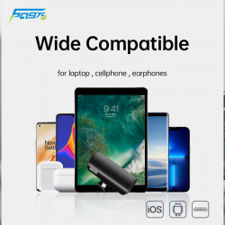 Mini Batterie Externe pour iPhone 14/13/12 Pro Max - Charge Sans Fil Portable Powerbank pour Xiaomi 12/9 - Batterie de R vue 4