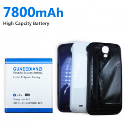 Batterie de Remplacement Haute Capacité 7800mAh pour Samsung GALAXY S4 SIV I9500 I9505 +, Étui Arrière Gratuit - B600 vue 0