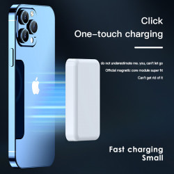 Mini Batterie Externe Portable Sans Fil 20000mAh, Charge Rapide pour iPhone 12/13. vue 1