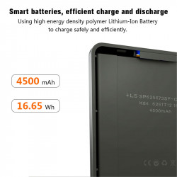 Coque de Chargeur de Batterie Externe Ultra Mince pour iPhone 13 12 Mini 11/Type-C/Micro-USB/USB C Samsung - Charge Rapi vue 2