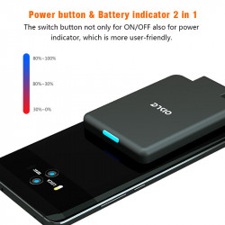 Coque de Chargeur de Batterie Externe Ultra Mince pour iPhone 13 12 Mini 11/Type-C/Micro-USB/USB C Samsung - Charge Rapi vue 3