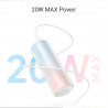 Power Bank 5000mAh 20W MAX Portable pour iPhone 12 13 14 Pro - Version P07ZM Mi Powerbank 5000 vue 2
