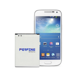 Batterie étendue BA500BE pour Samsung Galaxy S4 mini i9190 i9192 i9195 i9198, 3800mAh, avec étui bleu. vue 2