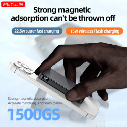 Mini Batterie Externe Magnétique 100000mAh, Charge Rapide Sans Fil 15W pour iPhone 13 et Xiaomi vue 2
