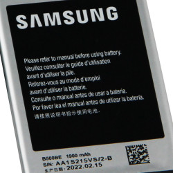 Batterie de Remplacement Originale B500BE pour Samsung GALAXY S4 Mini I9190 I9192 I9195 I9198 S4Mini B500AE, 1900mAh vue 1