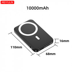 Mini Batterie Externe Magnétique 100000mAh, Charge Rapide Sans Fil 15W pour iPhone 13 et Xiaomi vue 4